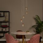 Transparante hanglamp modern, Berliane, 4W, 2700K LED