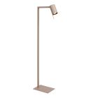 Taupe bureaulamp modern, Lesley, met schakelaar