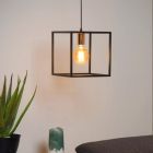Zwarte hanglamp Arthur, Metaal
