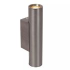 Grijze up down wandlamp modern, Dupla