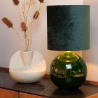 Groene tafellamp retro, Esterad, met schakelaar