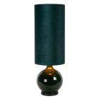 Groene vloerlamp retro, Esterad, met schakelaar