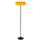Oranje vloerlamp retro, Sentino, met schakelaar