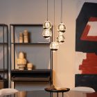 Zwarte hanglamp modern, Sentubal, 5,2W, 2700K LED