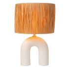 Rotan tafellamp bruin, Ronda, met schakelaar