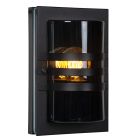 Zwarte buitenlamp modern, Privas, IP44