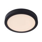 Zwarte plafonniere Brice, aluminium, 30w geintegreerd warm wit LED