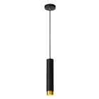 Zwarte hanglamp modern, Floris