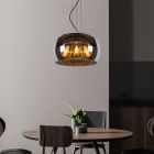 Grijze hanglamp modern, Olivia