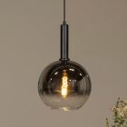 Zwarte hanglamp modern, Marius