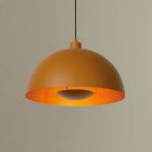Gele moderne hanglamp, Siemon, metaal