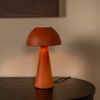 Oranje tafellamp retro, Jorgo, met schakelaar