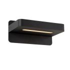 Zwarte wandlamp Atkin, metaal, met schakelaar