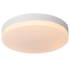 Witte badkamer plafondlamp kunststof, Biskit, 36W, 2700K LED, IP44