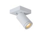 Witte plafondspot Taylor, aluminium, IP44