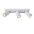 Witte plafondspot Taylor, aluminium, IP44