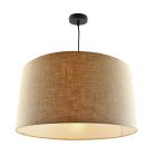 Hanglamp Urvin, linnen stof, 50 cm