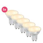 Transparante GU10 LED spot Antonie, 4 Watt, 2700K (Warm wit)