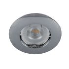 Chroom, kleine inbouwspot Rosi, rond