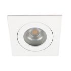 Wit badkamer inbouwspotje Dorx, MR11, vierkant