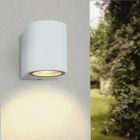 Witte buitenlamp Corina, aluminium, IP44
