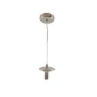Metalen hanglamp zonder kap nikkel, Minne