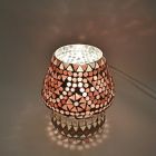 Paarse oosterse tafellamp mozaïek, Rachel