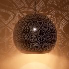 Witte oosterse hanglamp filigrain, Alyssa