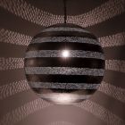 Zilveren oosterse hanglamp filigrain, Nimra