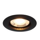 Aluminium inbouwspot zwart, Rudo