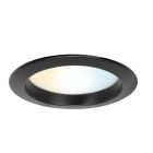 Zwarte downlight aluminium, Otmar, 15W, white switch LED, IP22