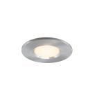 Zilveren mini inbouwspot aluminium, Philomena, 1,5W, 3000K LED, IP44