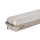 60 cm waterdicht LED TL armatuur - Dura - voor 2 TL's - IP65