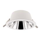 Witte downlight aluminium, Maud, 18W, white switch LED, IP22