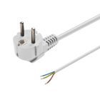 Aansluitsnoer, 3 m, 3x 0,75 mm², wit