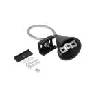 Pendelset voor 3-fase railverlichting, 3 meter, zwart, Pro