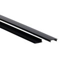 1-fase rail blindplaat, zwart