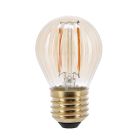 Dimbare E27 LED lamp amber, 2W, 2000K