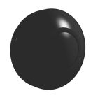 Zwarte LED vloerdimmer - 0-50W