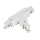 T-vorm connector voor 3-fase railverlichting, rechts 1, wit, Pro