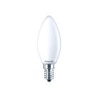 Philips LED filament kaars E14 827 B35 mat, 4,3w