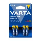 4-pak Varta AAA batterij