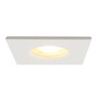 Vierkante badkamer inbouwspot Jule, wit, IP65