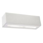 Moderne up down wandlamp Emmaly, wit, keramiek