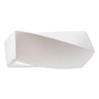 Moderne up down wandlamp Annick, wit, keramiek
