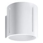 Witte up down wandlamp Jamey, aluminium