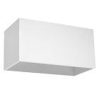 Witte up down wandlamp Andro, aluminium