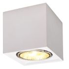 Witte opbouwspot Madee, keramiek