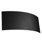 Moderne up down wandlamp Jorgo, zwart, aluminium