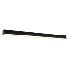 Moderne plafondlamp Mascha, zwart, aluminium, 38W, 3000K